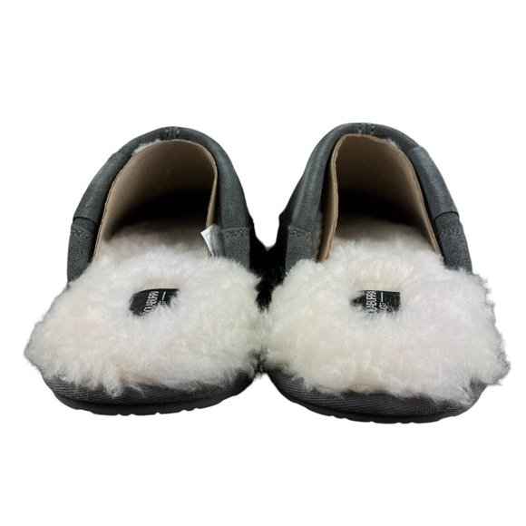 Koolaburra by UGG Men's Grey Sting Suede Fur Slippers Size 10 - Picture 5 of 10